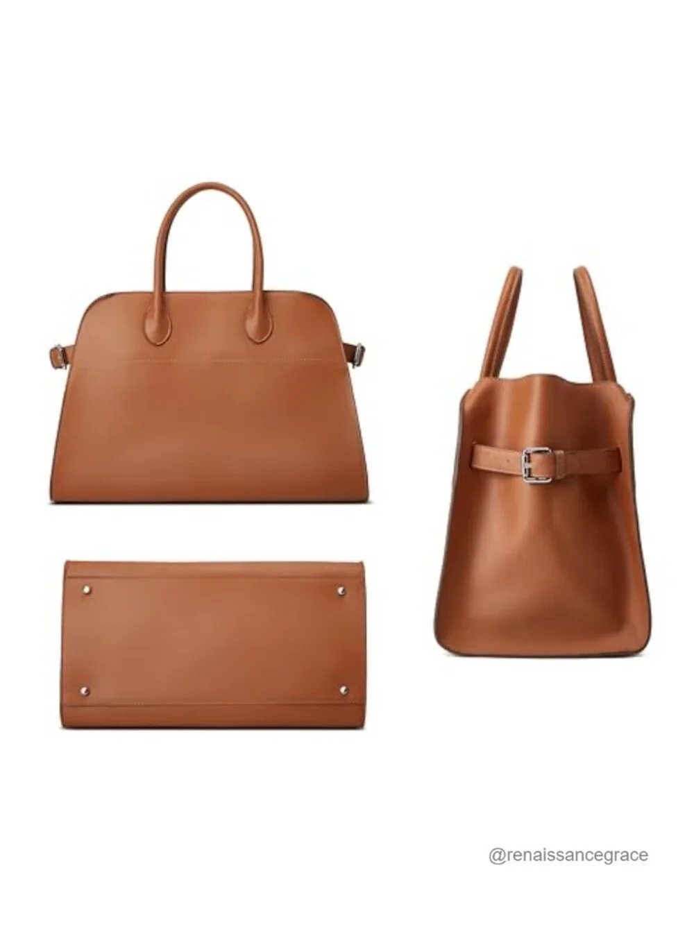 Vegan Leather Large Tote Bag with Top Handle Retro Work Purse